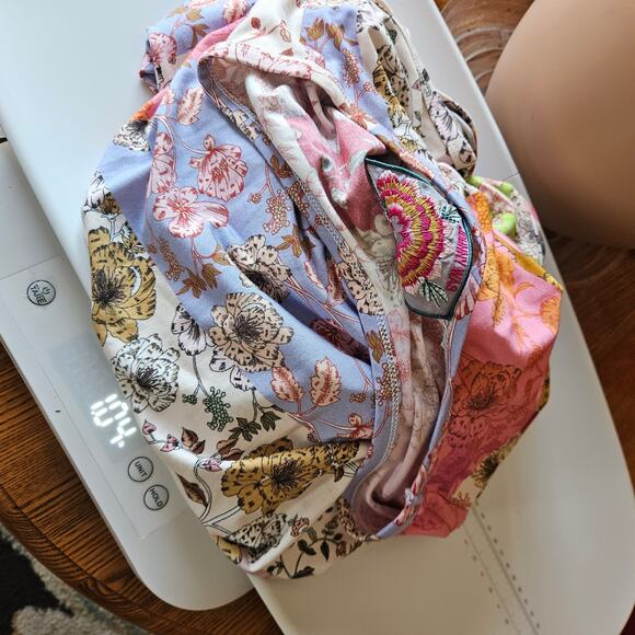 Johnny Was Cosmo Easy Fit Tea Length Sleeveless Floral Patchwork Boho Dress 3X - Picture 8 of 8